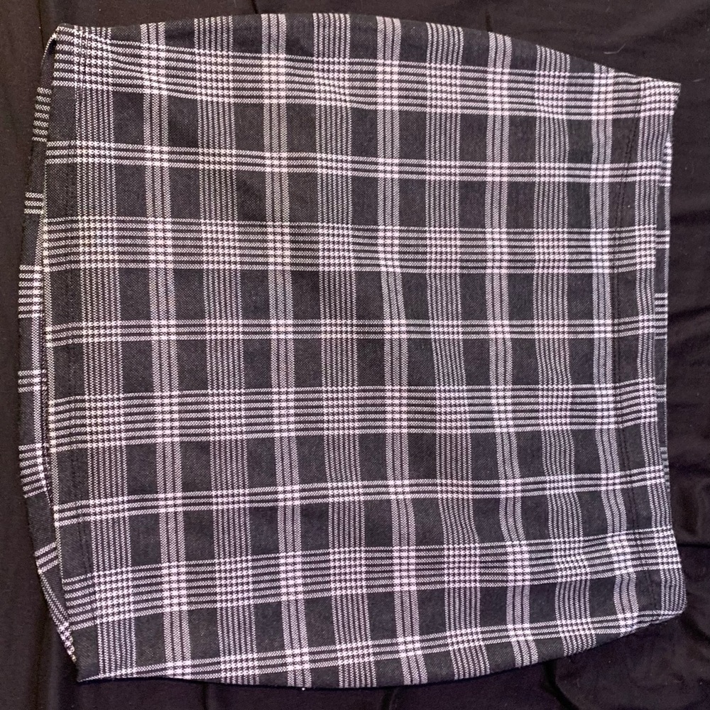 plaid skirt